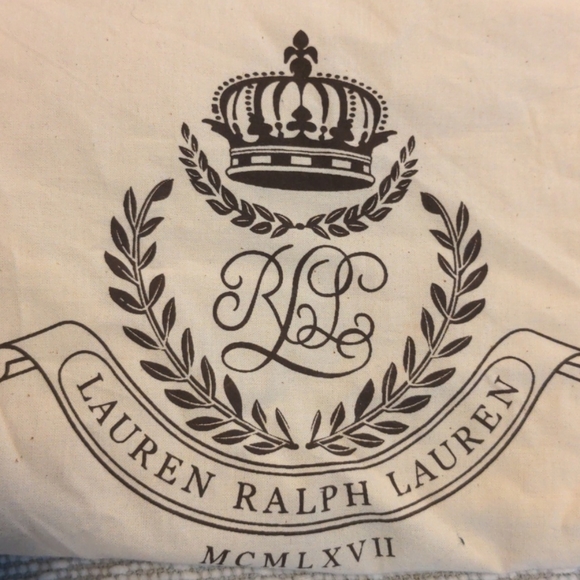 Cream and Pink Ralph LaurenTote - Picture 12 of 12